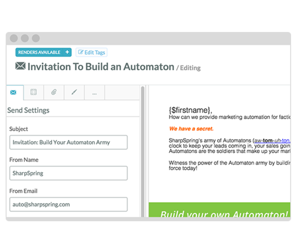 e-mail automatizzate