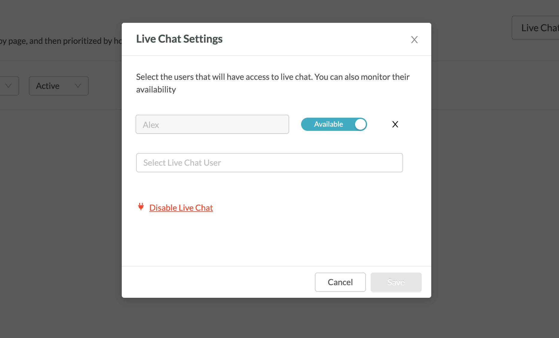 Step 4: Add a User and set them as available